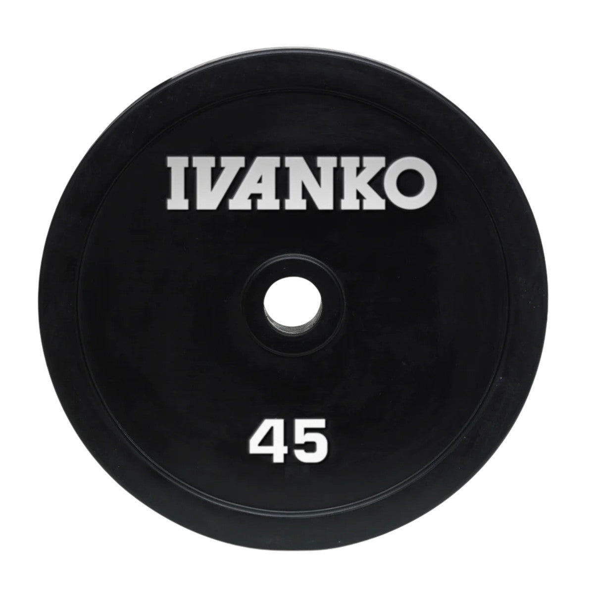 Ivanko RUBO-45 Rubber Encased Olympic Plates on white background