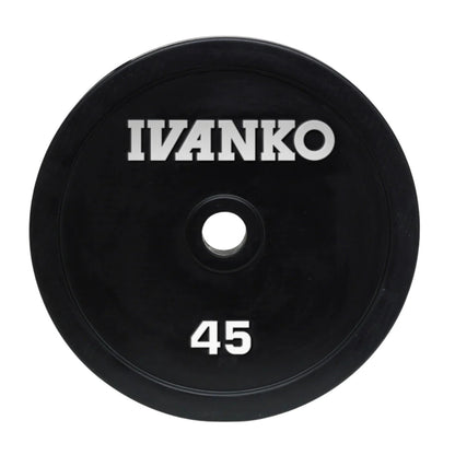 Ivanko RUBO-45 Rubber Encased Olympic Plates on white background