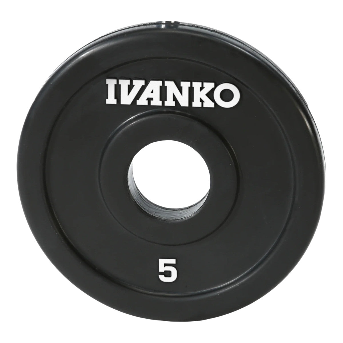 Ivanko RUBO-5 Rubber Encased Olympic Plates on white background