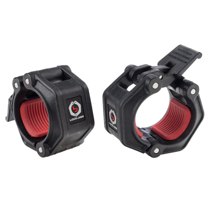 Lock-Jaw Barbell Olympic 2 Collars - Black - (1 pair)