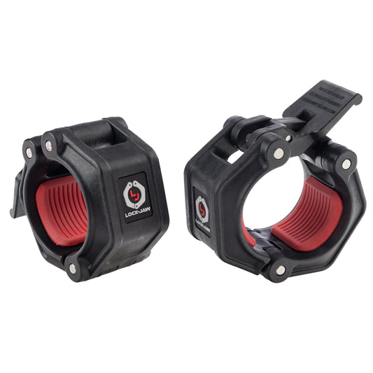 Lock-Jaw Barbell Olympic 2 Collars - Black - (1 pair)