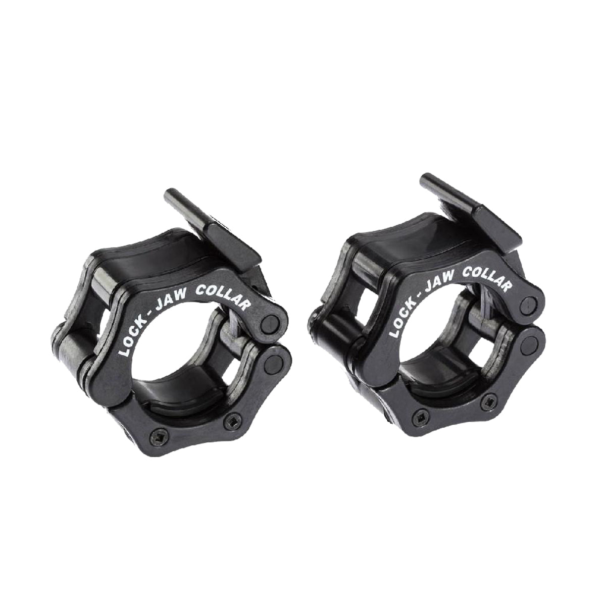 Lock-Jaw Barbell Original Olympic Collars in black.