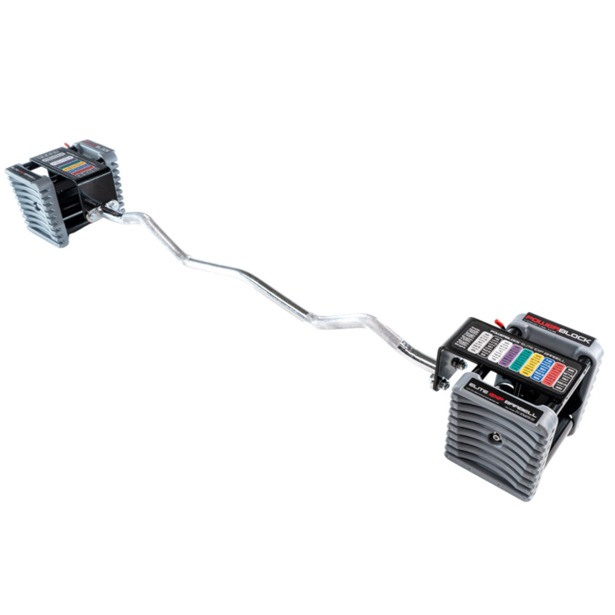 PowerBlock Elite EXP EZ Curl Bar.