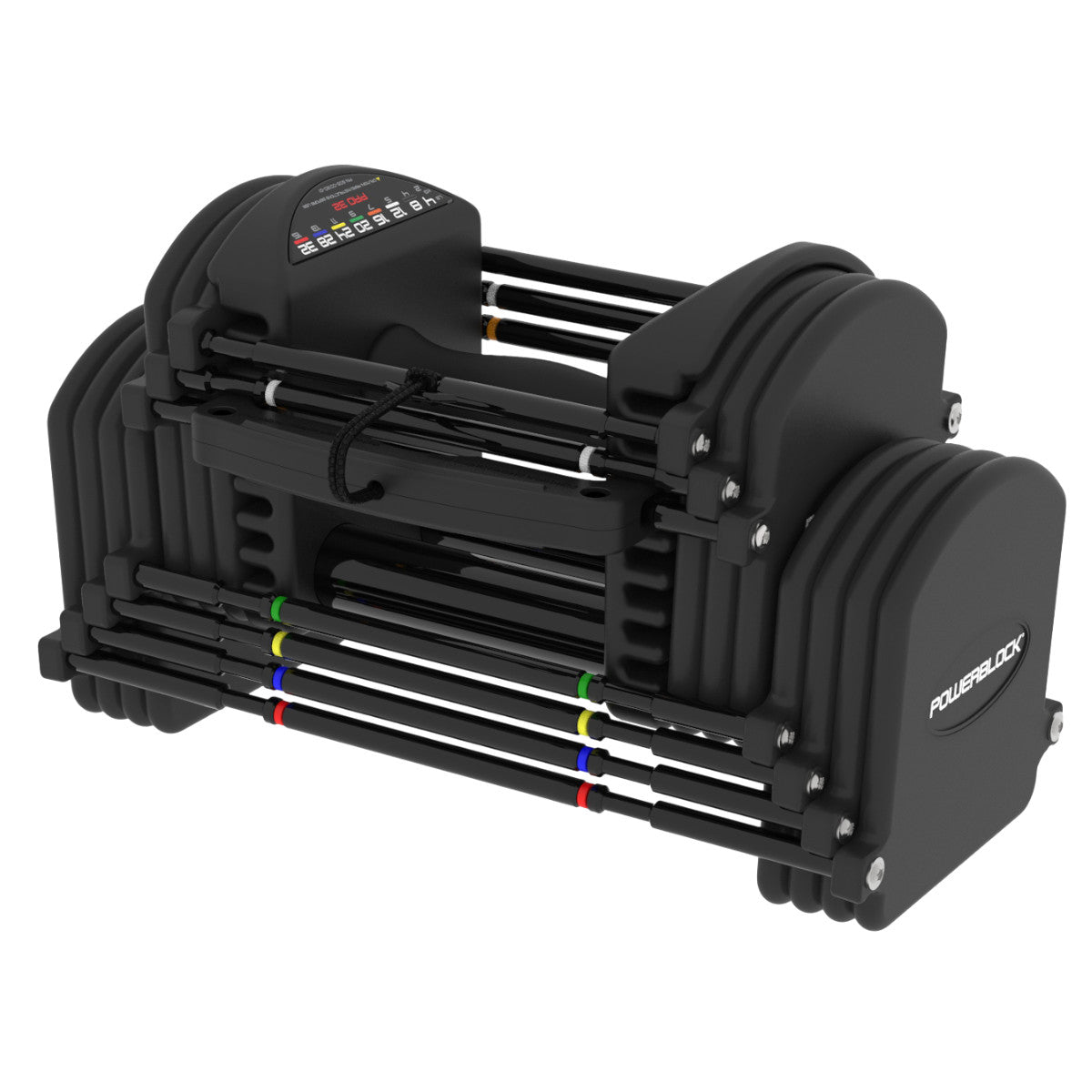 PowerBlock Commercial Pro 32 weight adjustment.