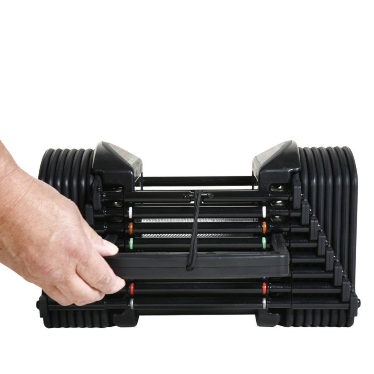 Weight adjustment of PowerBlock Commercial Pro 50.