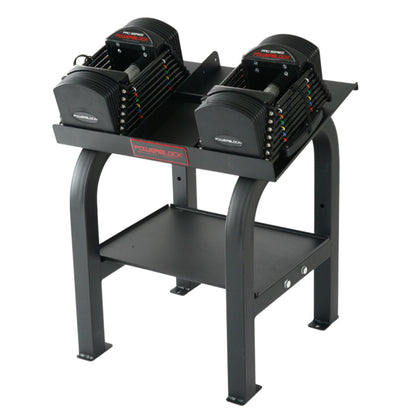 PowerBlock Commercial Pro 50 Set with Pro Rack Stand.