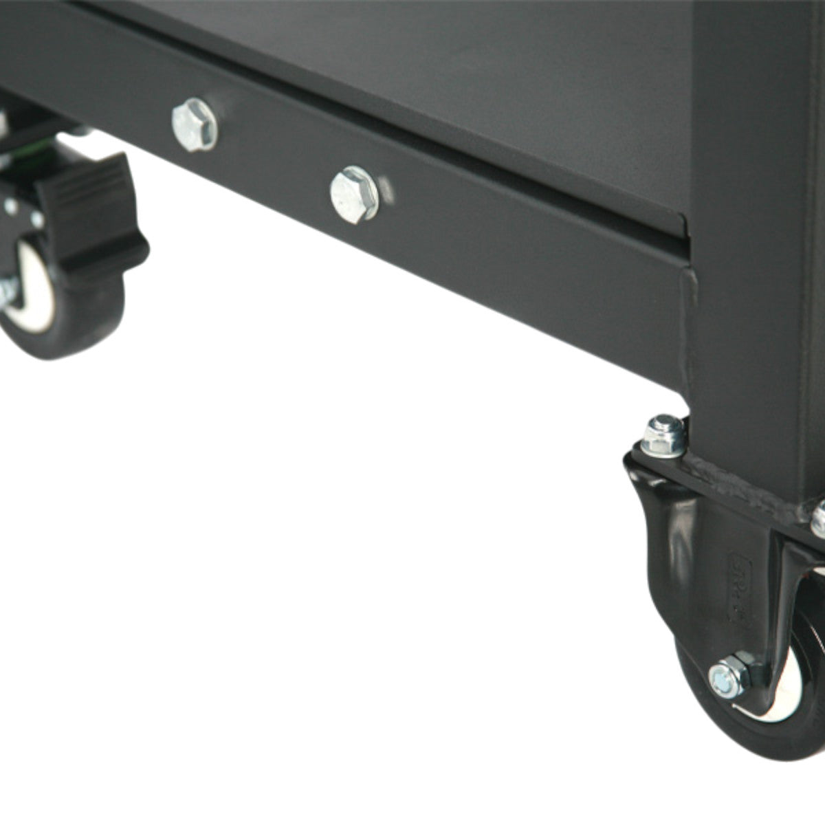 PowerBlock Commercial Pro Max Stand wheels close-up.