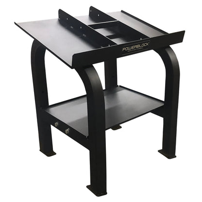 PowerBlock Commercial Pro Rack Stand angle view.
