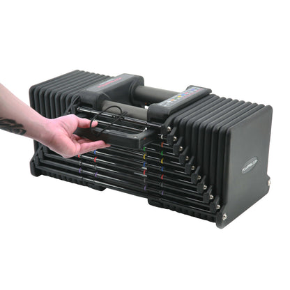 PowerBlock Commercial Pro 175 Set weight adjustment.