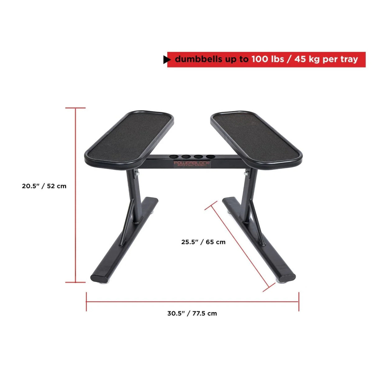 PowerBlock PowerMax 2.0 Stand Specifications.