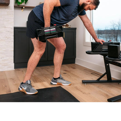 PowerBlock PowerMax 2.0 Stand row exercise.