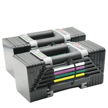 PowerBlock Elite EXP 70 Adjustable Dumbbells.