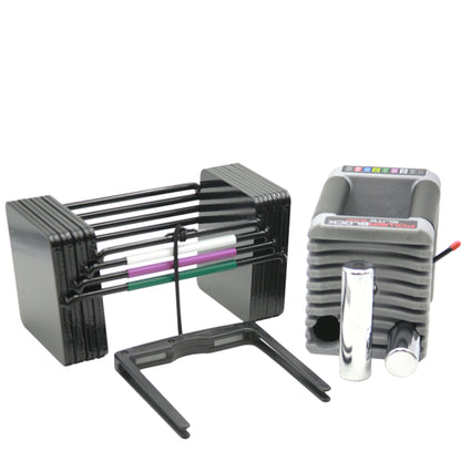 PowerBlock Elite EXP  Adjustable Dumbbells exploded view.