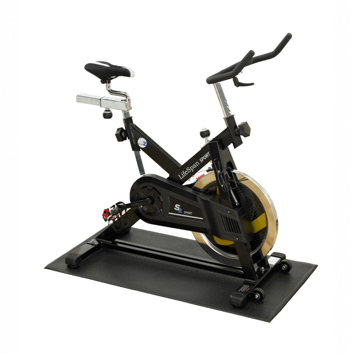 SuperMats 20GS Indoor Spin Bike Floor Mat - Made in USA