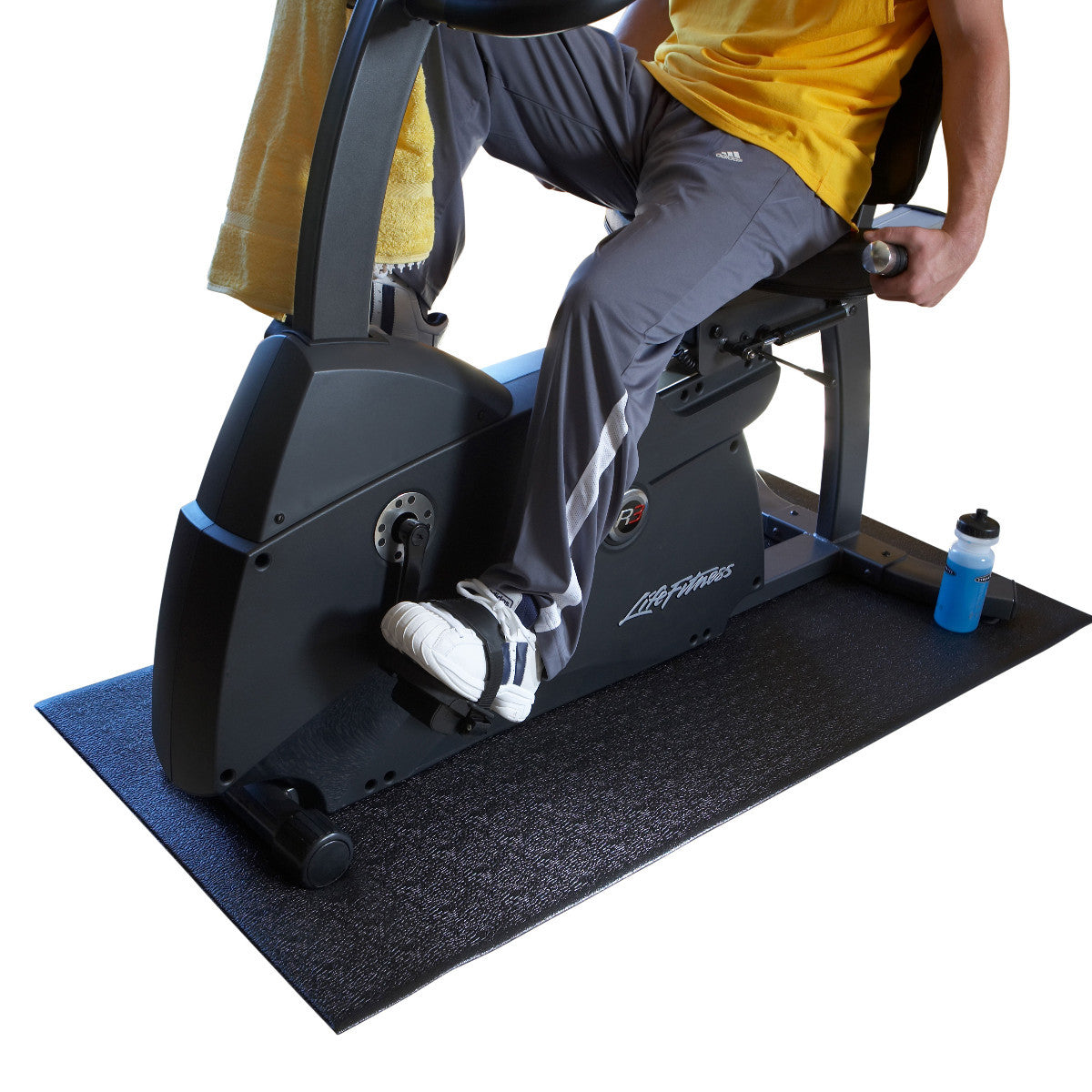 SuperMats 40GS Commercial Recumbent Bike Mat - Made in USA