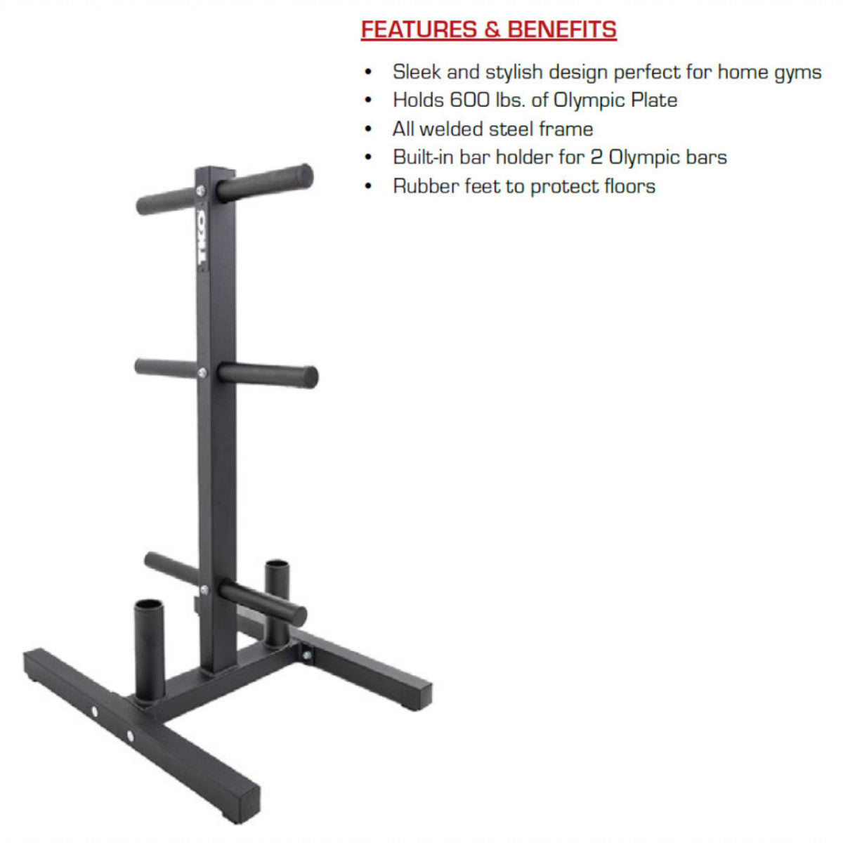 TKO 6205 Olympic Weight Plate Tree info
