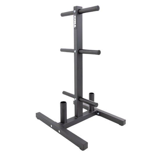 TKO 6205 Olympic Weight Plate Tree with Bar Holders on white background