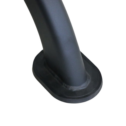 TKO 6210 Olympic Weight Plate Tree with Bar Holders close up of foot on white background
