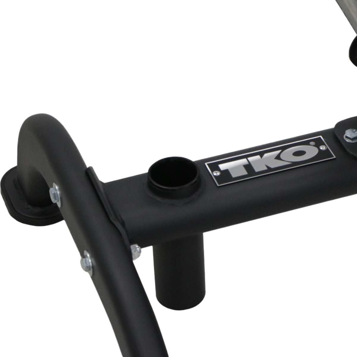 TKO 6210 Olympic Weight Plate Tree with Bar Holders on white background
