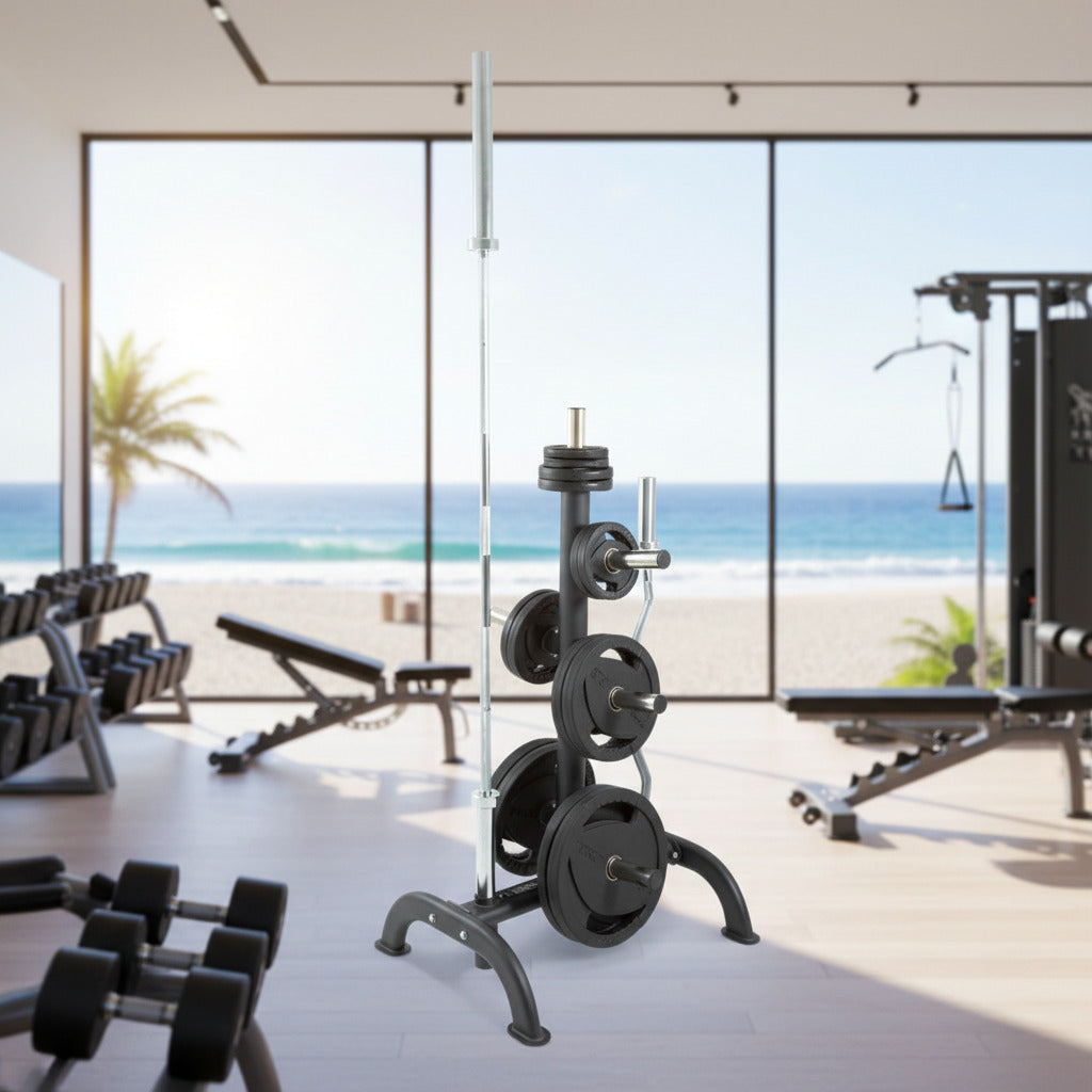 TKO 6210 Olympic Weight Plate Tree gym