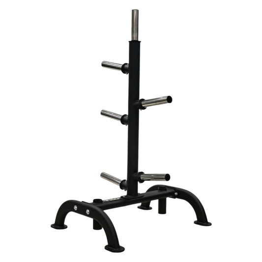 TKO 6210 Olympic Weight Plate Tree with Bar Holders on white background