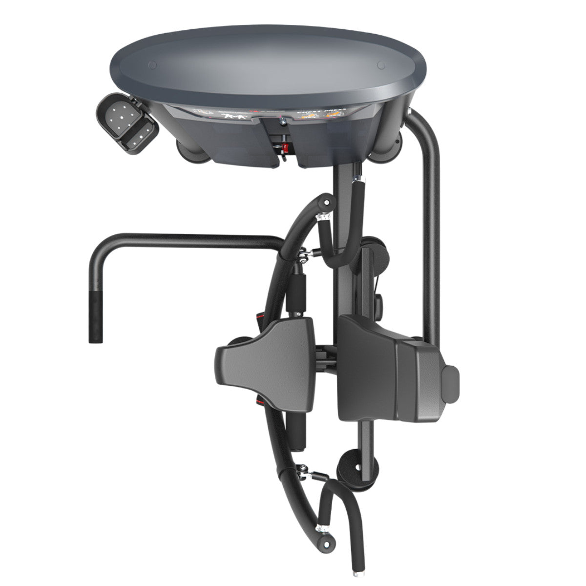 The TKO 7001-G2 Signature Series Converging Chest Press on white background top view