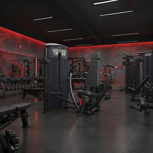 TKO 7001-G2 Signature Series Converging Chest Press in gym