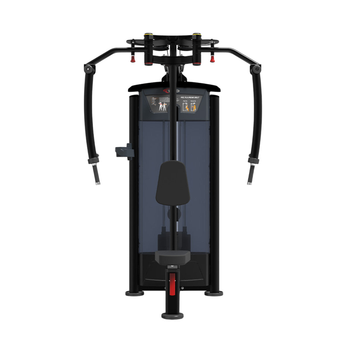 TKO 7003-G2 Signature Series Pec Fly / Rear Delt Machine on white background front view