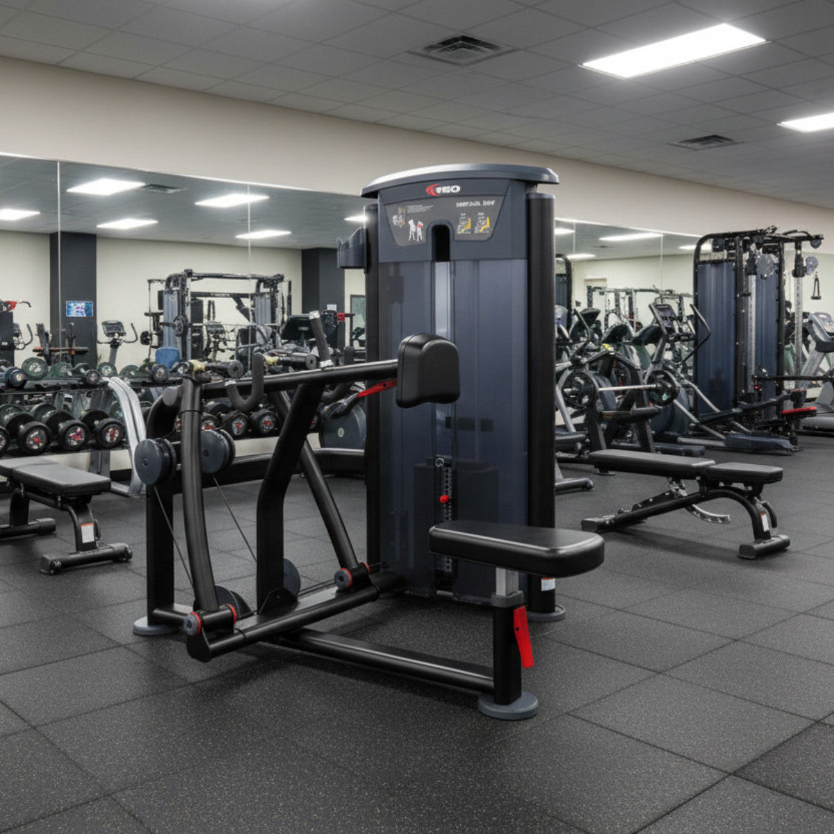 TKO 7005-G2 Signature Series Seated Mid Row in commercial gym