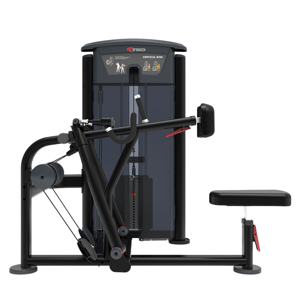 TKO 7005-G2 Signature Series Seated Mid Row on white background side view