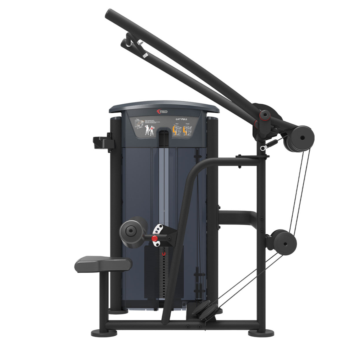 TKO 7006-G2 Signature Series Diverging Lat Pulldown on white background side view