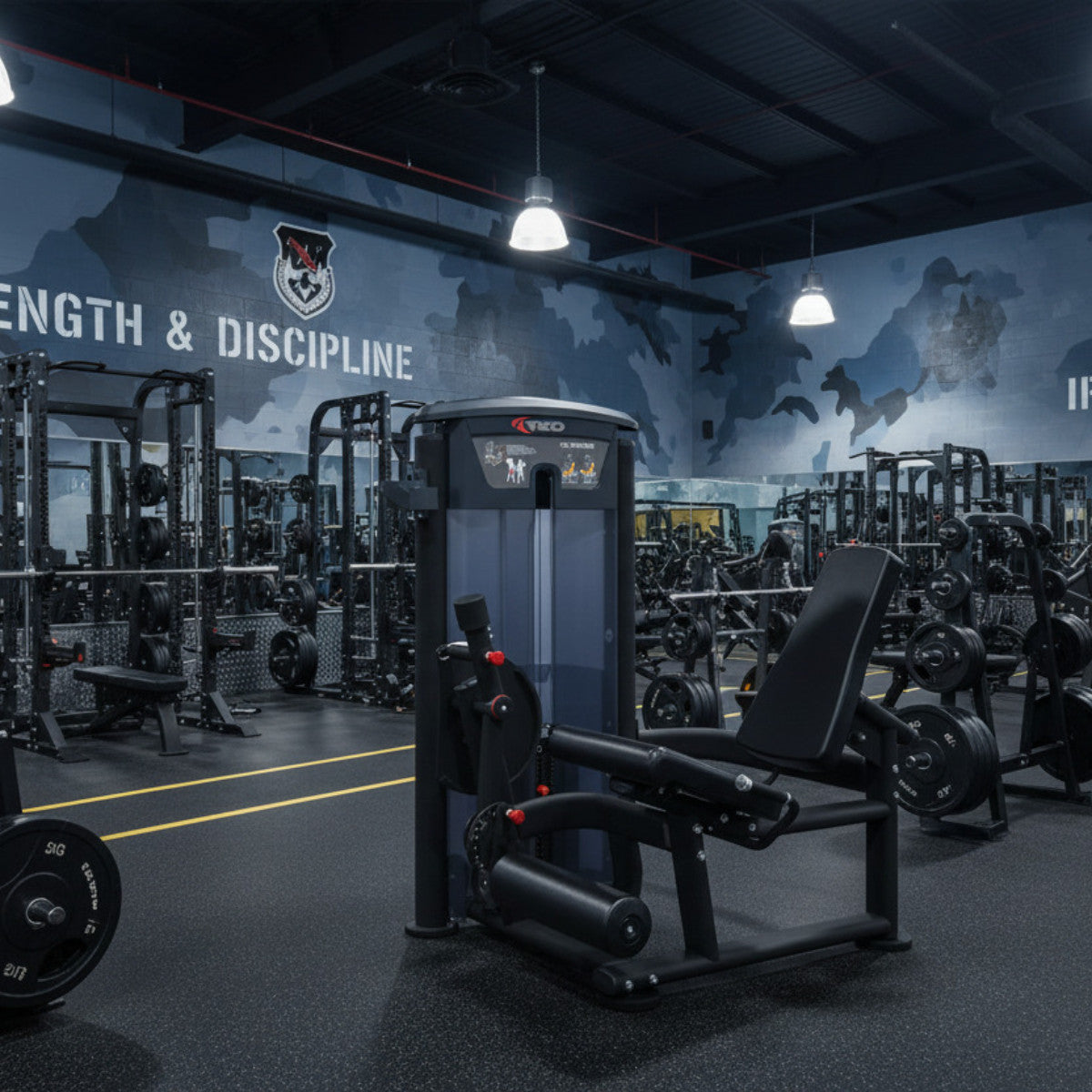 TKO 7011-G2 Signature Series Leg Extension in gym