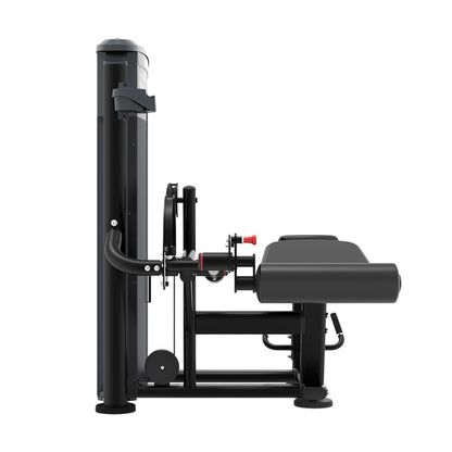 TKO 7013-G2 Signature Series Prone Leg Curl on white background rear view