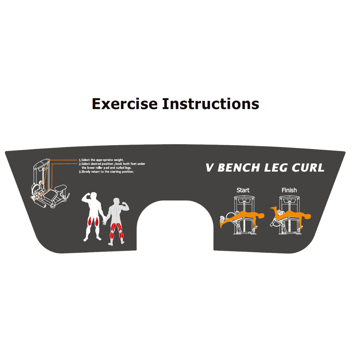 TKO 7013-G2 Signature Series Prone Leg Curl exercise chart