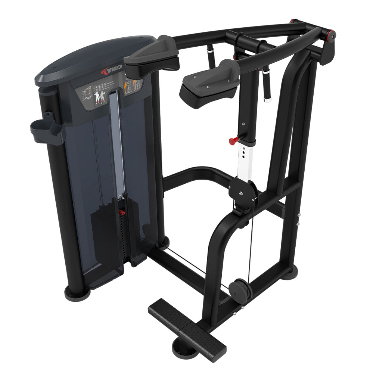 TKO 7014-G2 Signature Series Standing Calf Raise on white background top view