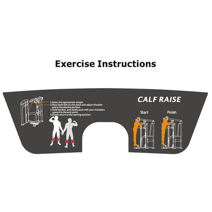 TKO 7014-G2 Signature Series Standing Calf Raise exercise