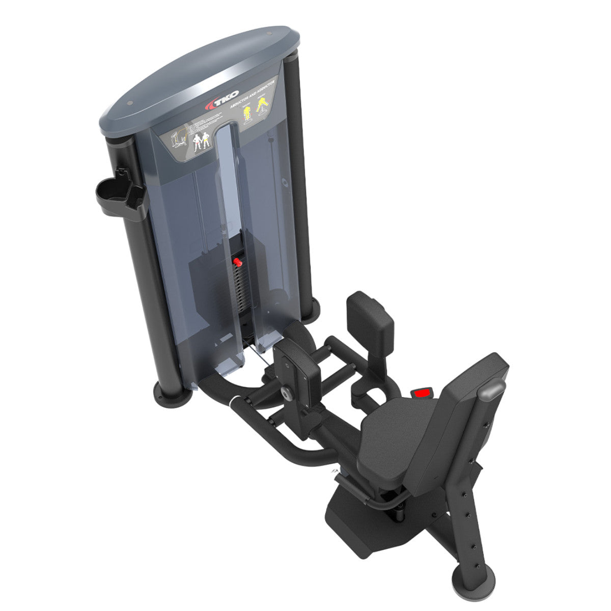 TKO 7015-G2 Signature Series Hip Abduction / Adduction on white background top down view