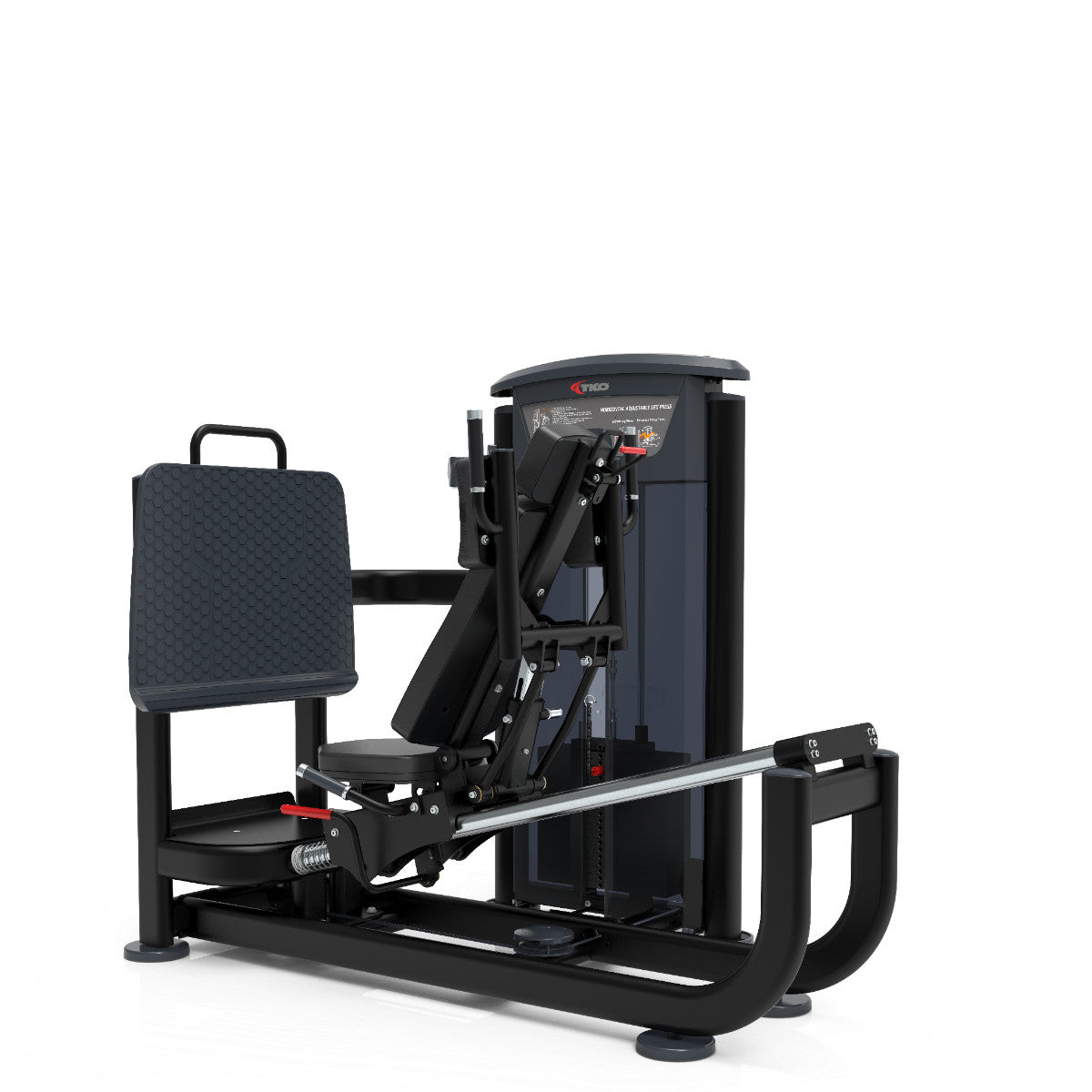 TKO 7016-G2 Signature Series Seated Leg Press / Hack Squat on white background side angle