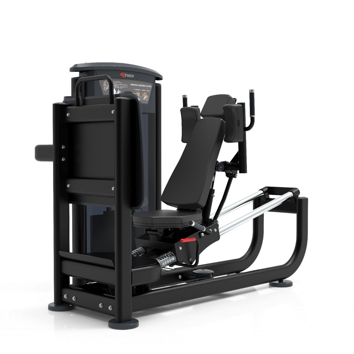 TKO 7016-G2 Signature Series Seated Leg Press / Hack Squat on white background front side angle
