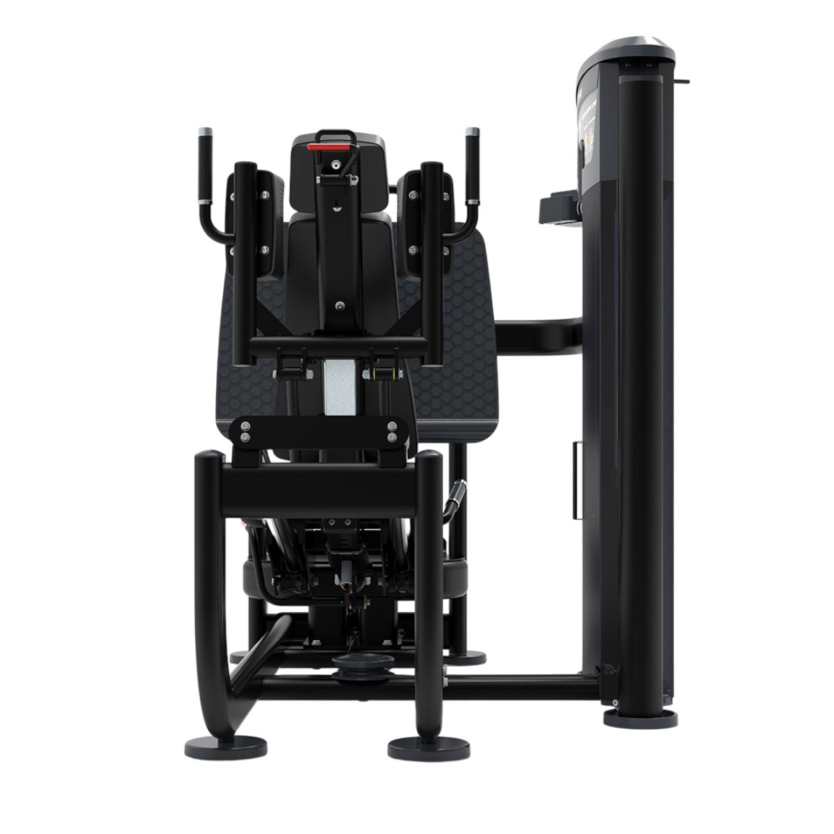 TKO 7016-G2 Signature Series Seated Leg Press / Hack Squat on white background rear view
