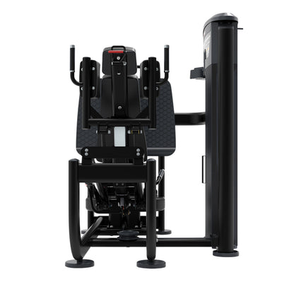 TKO 7016-G2 Signature Series Seated Leg Press / Hack Squat on white background rear view