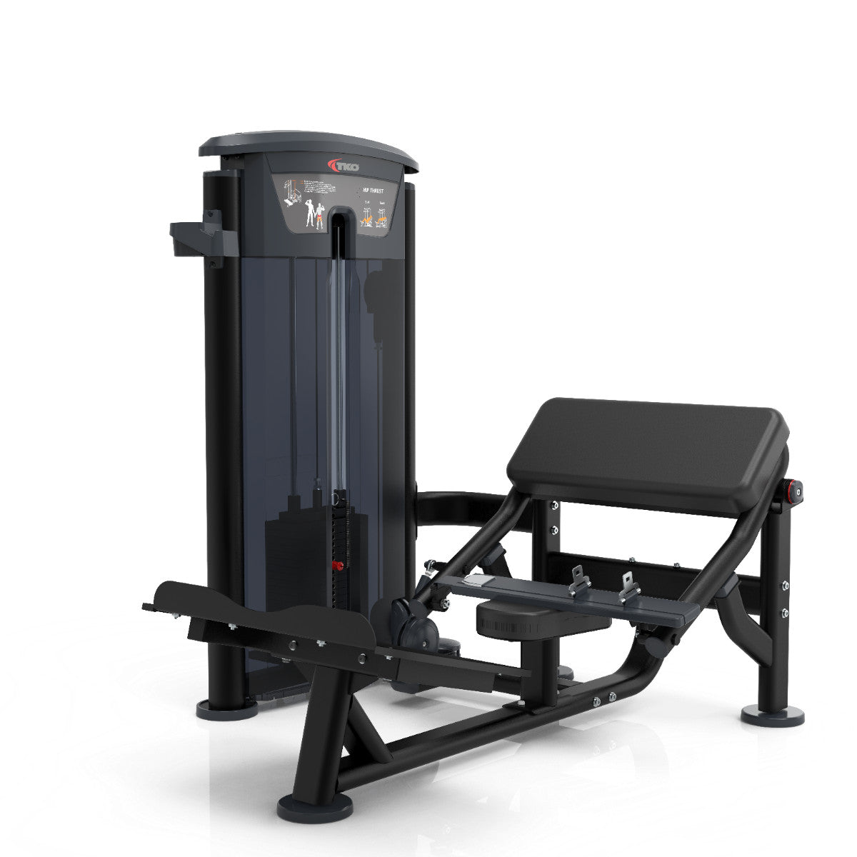 TKO 7017-G2 Signature Series Seated Hip Thrust on white background angle