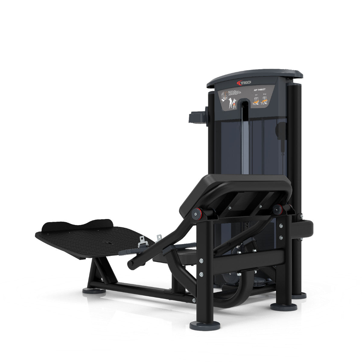 TKO 7017-G2 Signature Series Seated Hip Thrust on white background rear angle