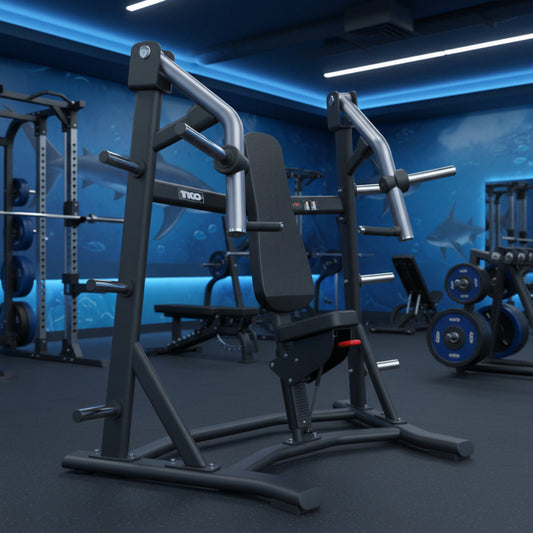 TKO 701IP Signature Series Unilateral Converging Incline Press in gym
