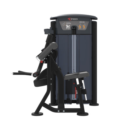 TKO 7020-G2 Signature Series Bicep Curl on white background side view