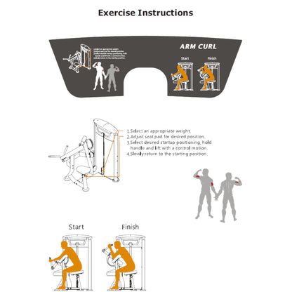 TKO 7020-G2 Signature Series Bicep Curl exercise