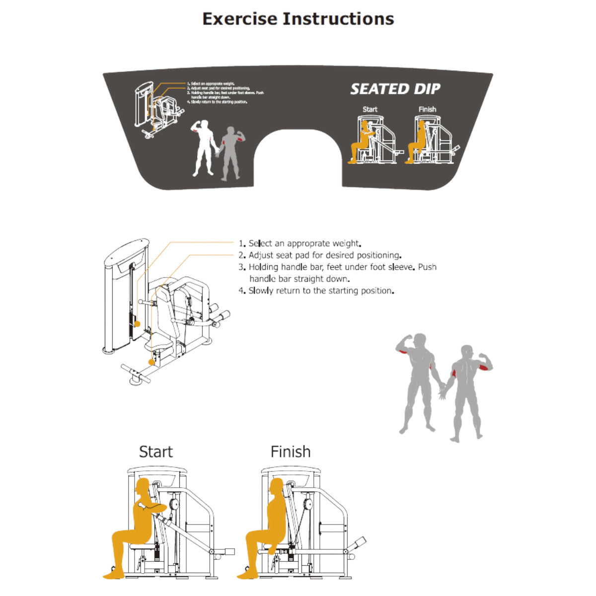 TKO 7021-G2 Signature Series Tricep Press Down exercises