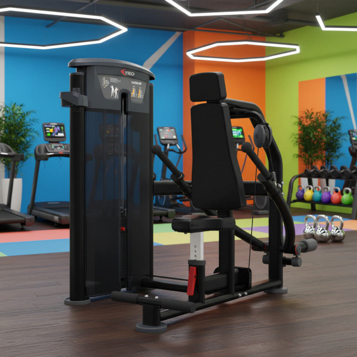 TKO 7021-G2 Signature Series Tricep Press Down in gym