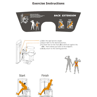 TKO 7023-G2 Signature Series Back Extension exercise