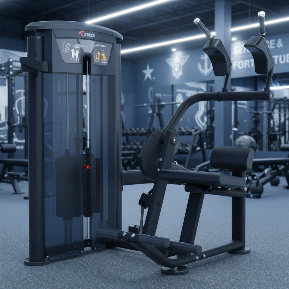 TKO 7024-G2 Signature Series Ab Crunch in gym